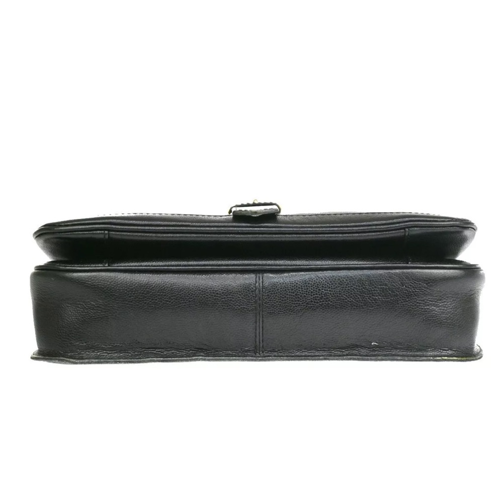 YSL LOGO LEATHER SHOULDER BAG - Picture 2 of 11